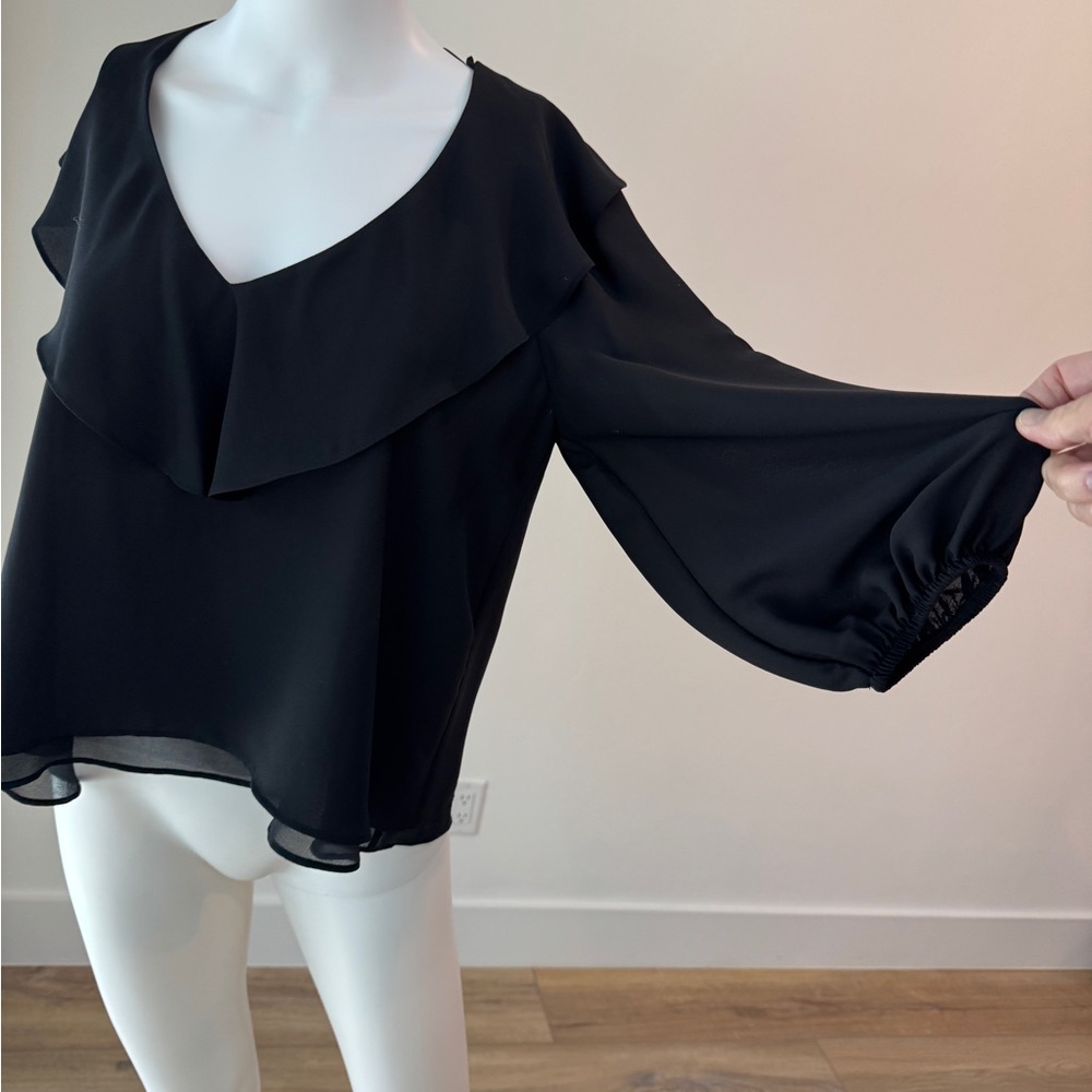 Elegant Black Women's Top